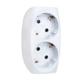 Powermaster 16A Topraklı İkili Golyat Fiş Priz
