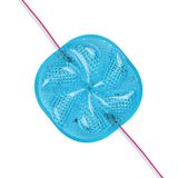 PowerMaster (20 Adet) PM-14698 12 Volt 3 Watt Mavi Yanıp Sönen Çakar 6565-2835 Modül Led 65x65x12mm