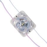 Powermaster (20 Adet) PM-14711 12 Volt 2 Watt Soğuk Beyaz Yanıp Sönen Çakar 4333-3030 Modül Led 43x33x28mm