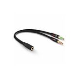 Powermaster 20 cm Kulaklık Mikrofon Hoparlör Çevirici Ayırıcı Kablo
