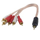 Powermaster 3.5 Mm Stereo Erkek / 6 Rca Erkek 5+1 Kablo