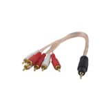 Powermaster 3.5 mm Stereo Erkek -6 Tos Erkek 5+1 Ses Sistemi Kablosu