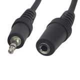 Powermaster 3.5 mm Stereo Erkek Dişi 3 mt Kulaklık Uzatma Kablo