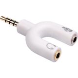 Powermaster 3.5 mm Stereo Erkek Kulaklık + Hoparlör Dişi Çoklayıcı Jack