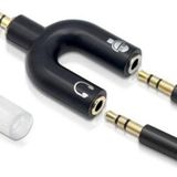 Powermaster 3.5mm Aux Kulaklık Ve Mikrofon Ayırıcı Y Çoklayıcı Splitter Switch Stereo Dönüştürücü