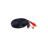 Powermaster 3.5mm Stereo To 2 Rca Kablosu Aux Tos Ses 1.5 Metre Sound Audıo Erkek Ara Kulaklık Standart