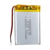 Powermaster 3.7 Volt 1000 Mah Lityum Polimer Şarjlı Pil 5X34X50 mm Akıllı Saat Kulaklık Pili