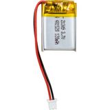 Powermaster 3.7 Volt 120 Mah Lityum Polimer Şarjlı Pil 4X15X20 mm Akıllı Saat Kulaklık Pili