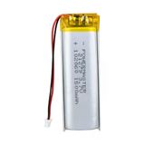 Powermaster 3.7 Volt 1200 Mah Lityum Polimer Şarjlı Pil 10X20x60 Mm Akıllı Saat Kulaklık Pili