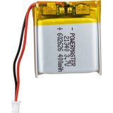 Powermaster 3.7 Volt 400 Mah Lityum Polimer Şarjlı Pil 6X26X26 mm Akıllı Saat Kulaklık Pili