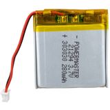 Powermaster 303030 3.7 Volt 280 Mah Lıtyum Polımer Pıl
