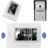 Powermaster 37M 1 Daire 7 İnç Görüntülü Diafon Kapı Zili Diyafon Interkom Akıllı Ev Güvenliği Sistemi