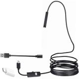 POWERMASTER 3IN1 (MİCRO USB+TYPE C+USB A) ANDROID UYUMLU 8 MM IŞIKLI 5 METRE ENDOSKOP YILAN KAMERA