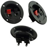 Powermaster 4x6.5 cm İkili Yuvarlak Hoparlör Terminali