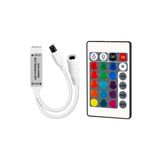 Powermaster 5-12-24 Volt 3x2 Amper Mini 24 Tuşlu Led RGB Kontrol Cihazı