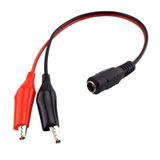 Powermaster 5.5X2.5mm Disi To Krokodil Cevirici 25Cm Kablo Adaptor Girisini Aku Masasina Cevirici Donusturucu