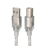 powermaster 5 METRE 2.0V ŞEFFAF MAVİ USB YAZICI KABLOSU (AVD-98)