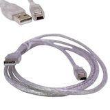 Powermaster 5 Pin Geniş 1.5 m Şeffaf iPod Şarj Aleti Kablosu