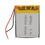 POWERMASTER 503040 3.7 VOLT 600 MAH LİTYUM POLİMER PİLİ SOKETLİ
