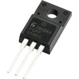 Powermaster 6NK90ZFP TO-220F Mosfet Transistör - devre - 0 - Siyah