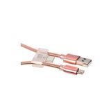 Powermaster Android-Micro Usb Serisi Type C Örgülü Kısa Şarj Data Kablosu