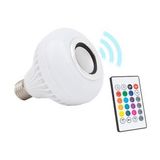 Powermaster Bluetooth Müzik Çalar Kumandalı RGB Led Ampul