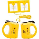 Powermaster Dexter Powermaster Radyolu Solar Çift Panelli Işıldak - Siyah