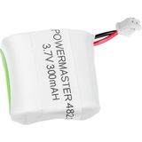 Powermaster EF-36300S 3.6 Volt 300MAH Ni-Mh 3'lü Kısa Ince Telsiz Telefon Pili 31X32X11MM - 1 Adet