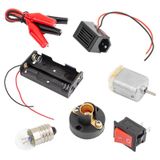 Powermaster ELEKTROMER 134893 ÖĞRENCİ DENEY KİTİ (PİL YUVASI+DUY+AMPUL+ANAHTAR+MOTOR)