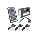 Powermaster GD-8017T Solar Panelli 3 Ampullü Aydınlatma Sistemi
