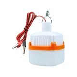 Powermaster HT-B11 12 Volt Beyaz LED Lamba Krokodil Maşalı Uçlu 21 Smd Ledli - Şeffaf