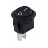 Powermaster IC-134E Mini Yuvarlak 2 Pin Işıksız ON-OFF Anahtar