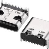 Powermaster Ic-266b-4 Type-c Dişi Şase Konnektör - Usb 3.1 16 Pin Hızlı Şarj Destekli Soketi