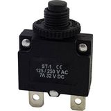 Powermaster IC-271S St Serisi Termik Resetli Sigorta 125/250VAC 32VDC 7 Amper (10 Adet) - Belirtilmemiş