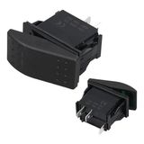 Powermaster Ince Işık Sembollü Işıklı 3 Pinli On-Off 12-24V Marin Switch
