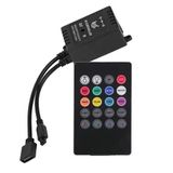 Powermaster IR Kontrol Kumandalı Renk Değiştiren Müziğe Sese Duyarlı Rgb Led Kontrol Cihazı