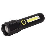 Powermaster Jf-72 X2000 Zoomlu Flash Özellikli Şarjlı Metal Kasa El Feneri