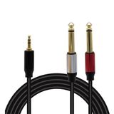 Powermaster Magicvoice LD360 3.5 mm Stereo Erkek 2x6.3 mm Mono Erkek 1.5 m Kablo