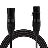 Powermaster MagicVoice LD381 1.5 Metre Canon XLR Dişi - Canon XLR Erkek Stereo Plastik Jak Mikrofon Ses Kablosu