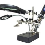Powermaster MG-16129C Büyüteçli Havya Standı