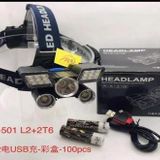 Powermaster MX-501 Ledli Şarj Edilebilir Kafa Feneri