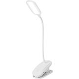 Powermaster MX-8801A 3 Kademeli Akrobat Mandallı Şarjlı LED Masa Lambası - 1BW-Beyaz