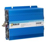 Powermaster Orbus 2000W 12V Tam Sinüs Akıllı Invertör - entegre - Siyah