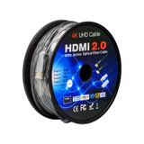 Powermaster Örgülü Çipsetli 50 Metre Hdmı Kablo Hazır Kablo Bilgisayar Uydu Cihazı Lcd Led Tv Monitör Kablosu