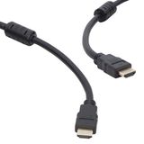 powermaster PLASTİK DÜZ SİYAH 15 METRE POŞETLİ HDMI KABLO (AVD-228)