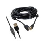 Powermaster Pm-11955 Usb 2.0 Siyah Chipset 10metre Usb Uzatma Kablosu