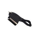 Powermaster Pm-12979 Uydu Alıcısı Av Kablo 3.5 Mm Stereo Erkek-Scart Kablo 1.2 Metre Uzun Jack