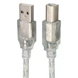 Powermaster Pm-13012 Şeffaf 1.5 Metre Usb 2.0 Yazıcı Kablosu