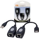 Powermaster PM-13083 USB Rj 45 50 Metre Uzatma Kablosu Extender (Lisinya) Alithestereo - lütfen açıklamayı okuyunuz
