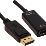 Powermaster Pm-14030 Dısplay Port Erkek To Hdmı Dişi 4K*2K 25Cm Çevirici Kablo